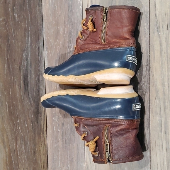 Sperry Saltwater Women Waterproof Ankle Boots sz 7 shoes - Picture 5 of 11